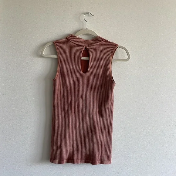 Free People Intimately Orange Ribbed Tank - Picture 3 of 4